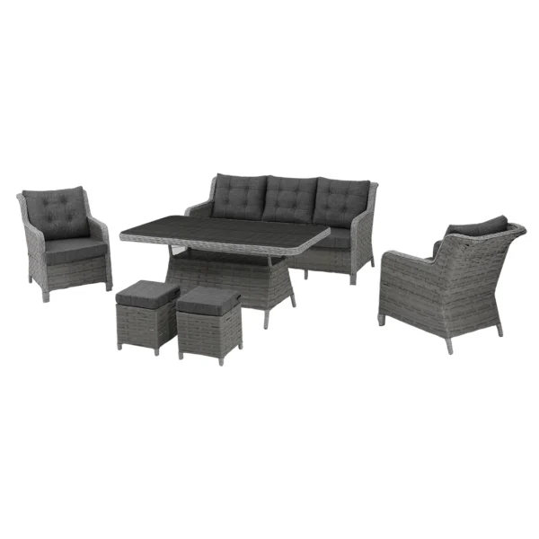 Lizbon 3’lü Rattan Oturma Grubu