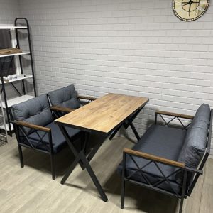 Elegant Balkon-Bahçe Oturma Takımı Masalı Takım